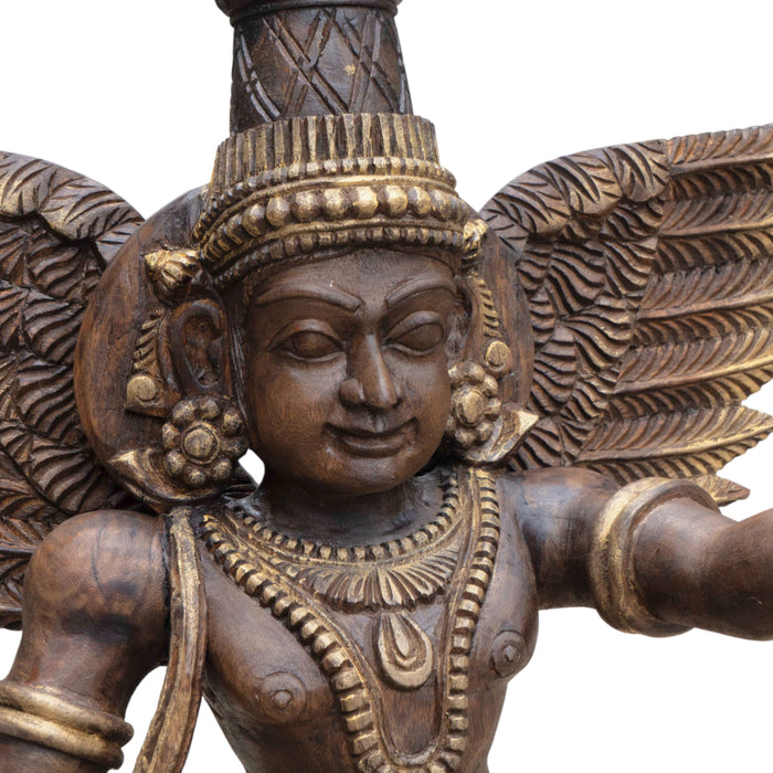 Dwarapalaka Wood & Gold