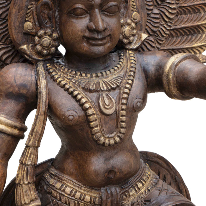 Dwarapalaka Wood & Gold