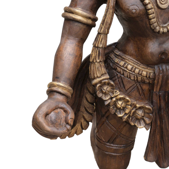 Dwarapalaka Wood & Gold