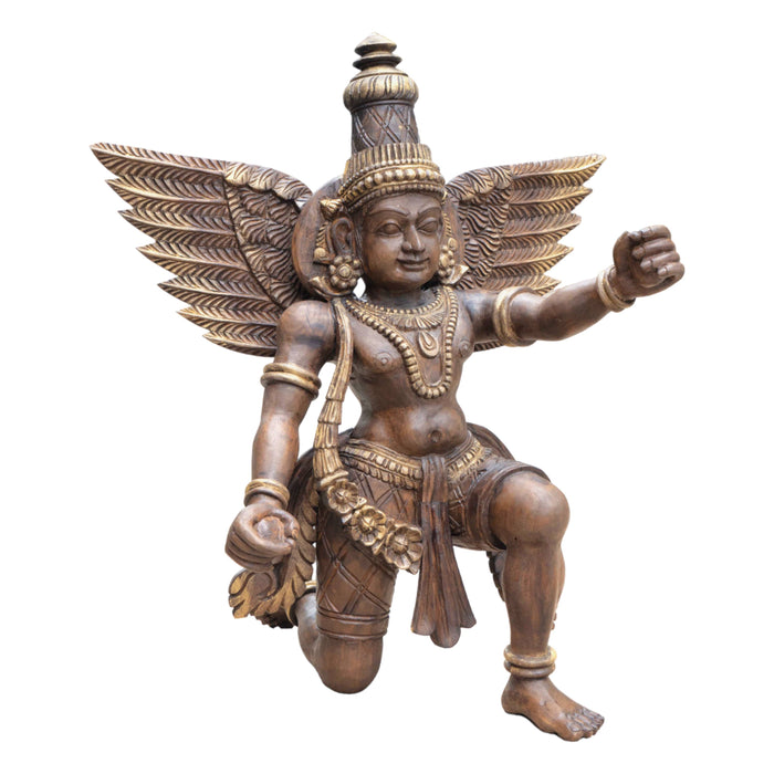 Dwarapalaka Wood & Gold