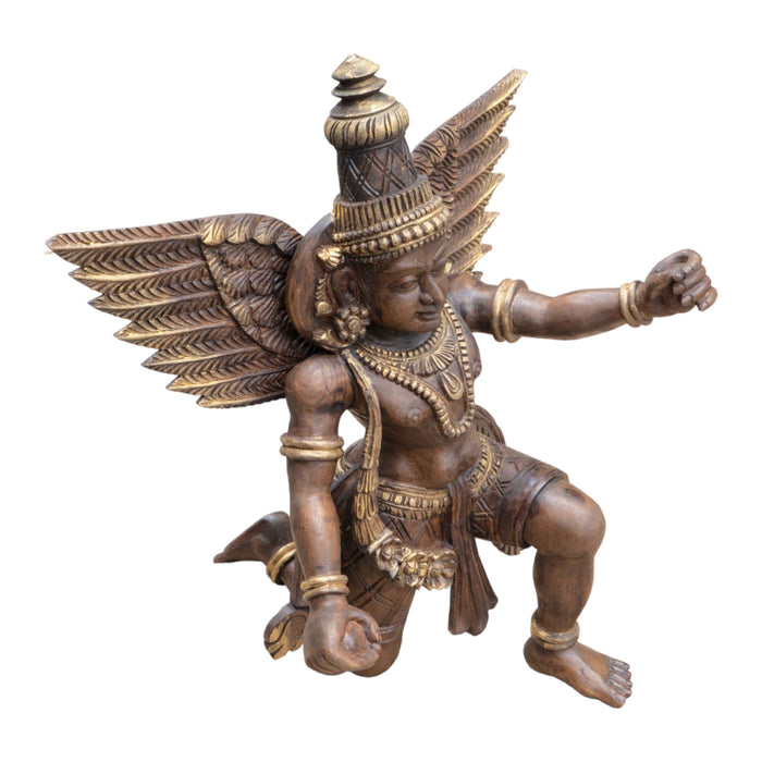 Dwarapalaka Wood & Gold