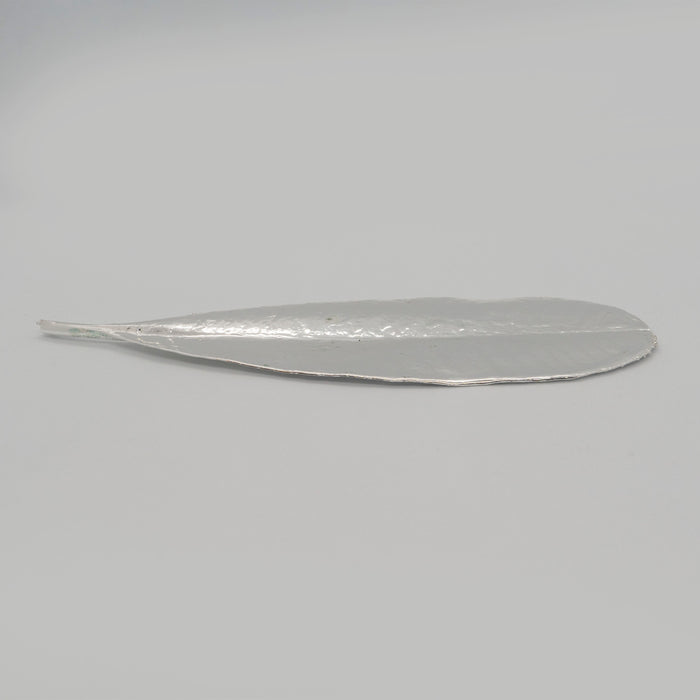 Fresh Plumeria Leaf Silver Dipped 999