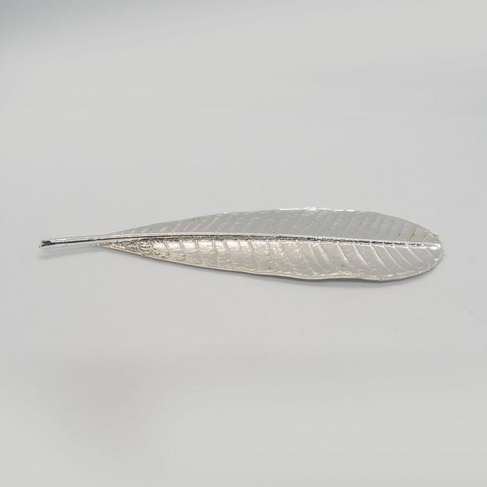 Fresh Plumeria Leaf Silver Dipped 999