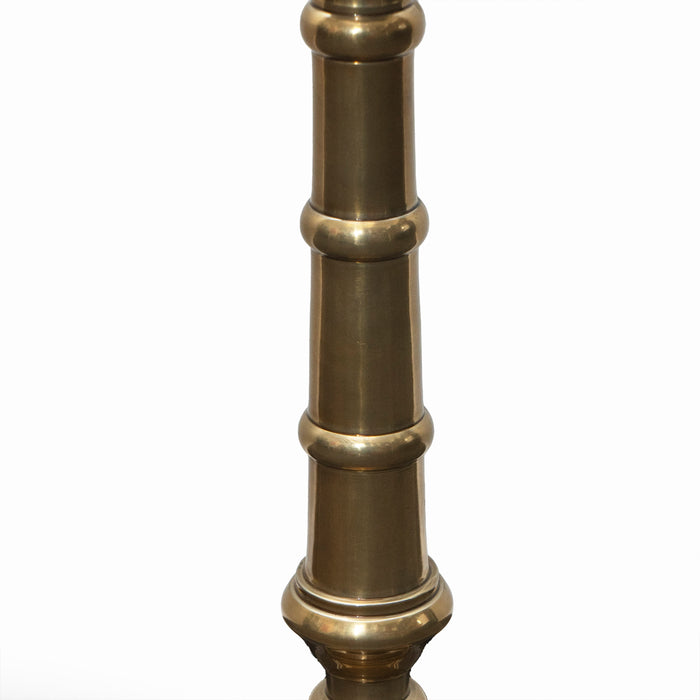 Tanmay Candle Stand With Hammered Glass Antique Gold