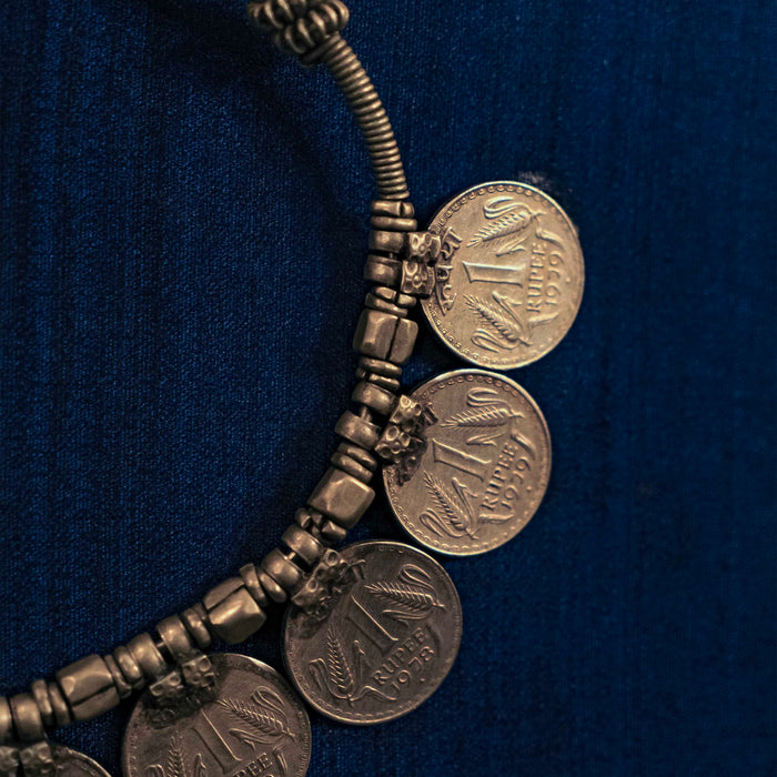 Coin Necklace with Frame