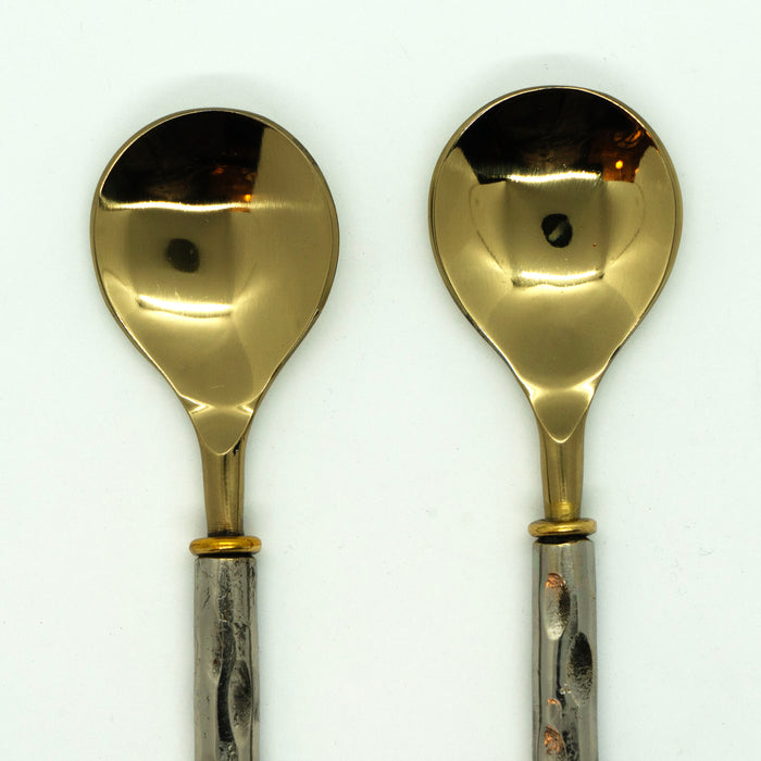 Idayat Hammered Dessert Spoon (Set of 2)
