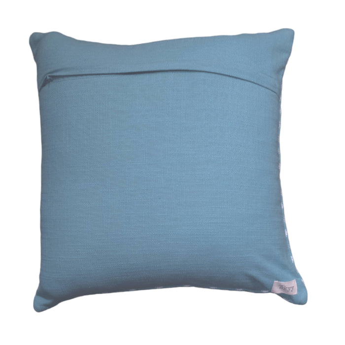 Turquoise Daisy Cushion Cover