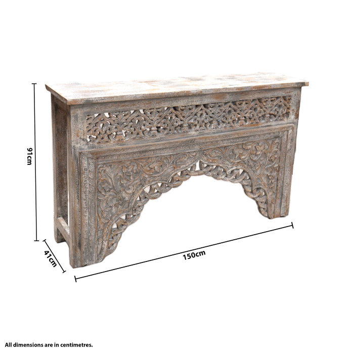 Beyer Grey Console Table