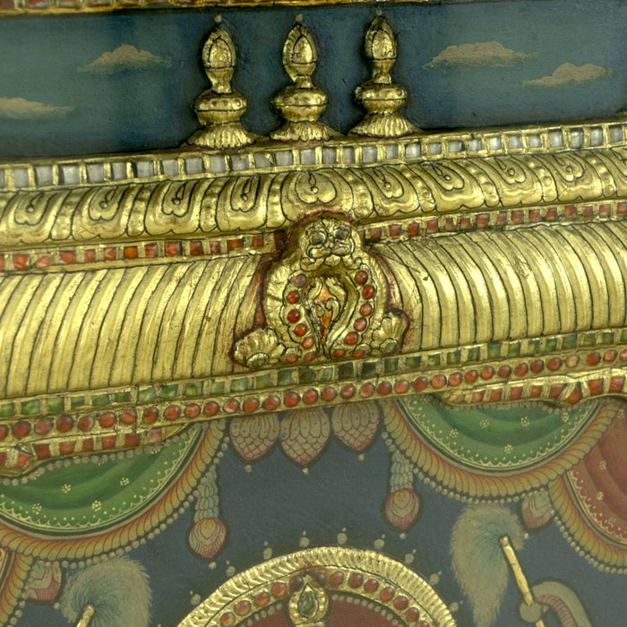Gaja Lakshmi Tanjore Painting