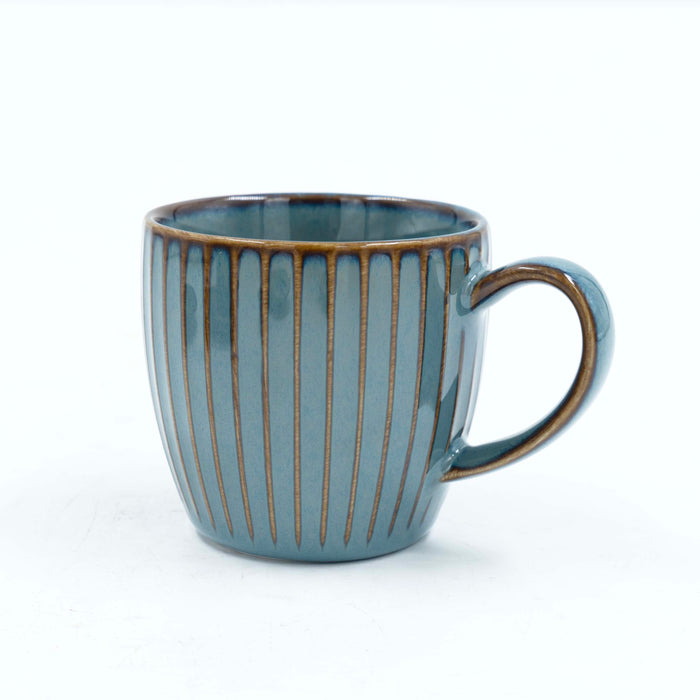 Teal Espresso Cup - Linear (Set of 2)