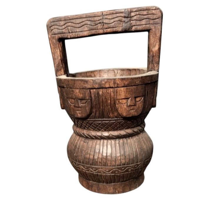 Kamandal Natural Wooden Pot