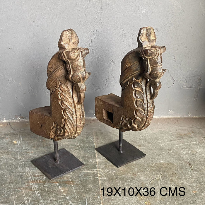 Wooden Horse Head