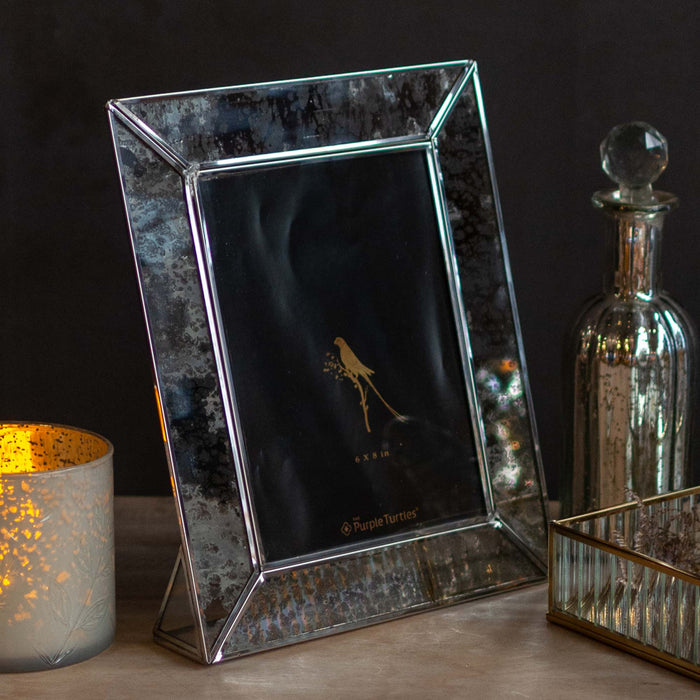 Iyuren Brass With Glass Silver Photo Frame