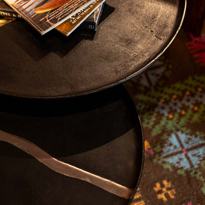 Dagny Top Blackish Bronze Coffee Table (Set of 2)