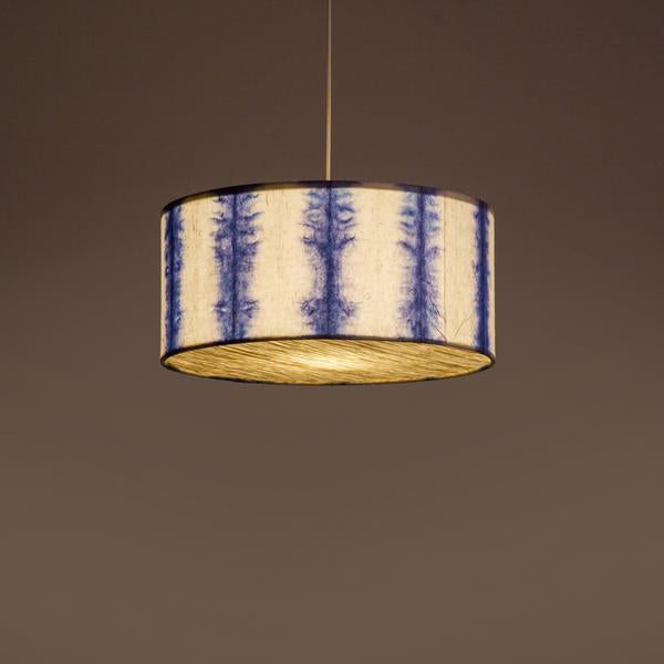 Drum Shibori Linear Pendant Lamp