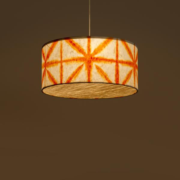 Drum Shibori Star Pendant Lamp