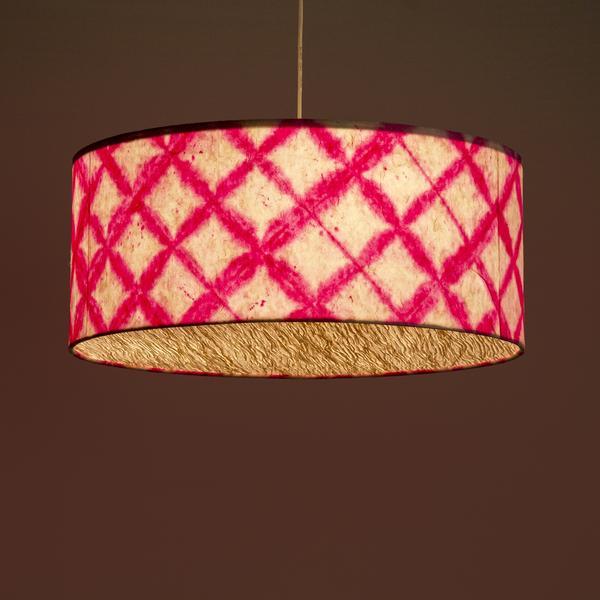 Drum Shibori Diamond Pendant Lamp