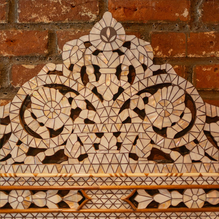 Eyena Mop Inlay On Wood Mirror