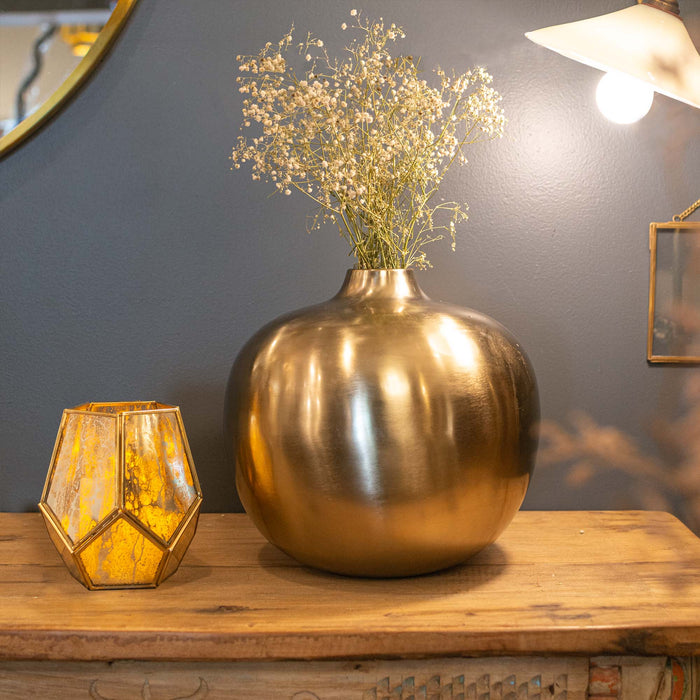 Brass Vase Metal Round Home Décor Vases X Black And Gold Trumpet Metal Vase Set Of