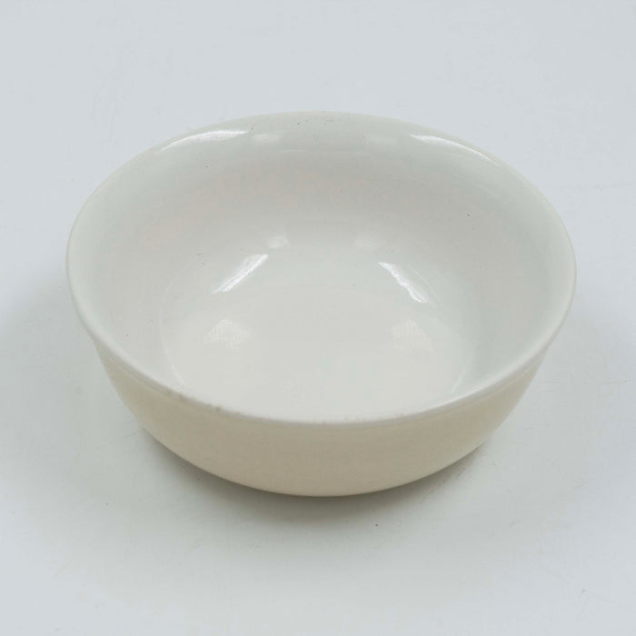 Soupy Meal Bowl with Etched Saucer and Spoon