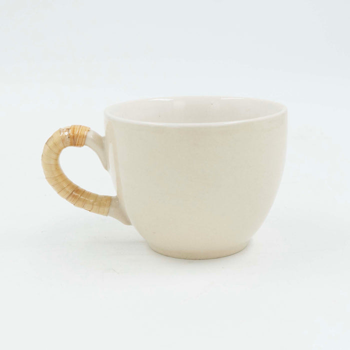 Cappuccino Cup with Saucer and Spoon