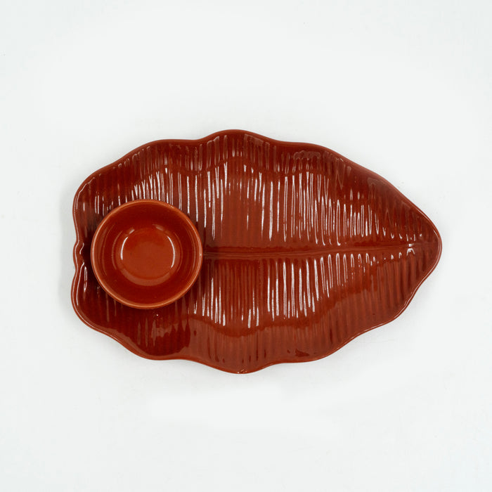 Autumn Leaf Plate (Set Of 3)