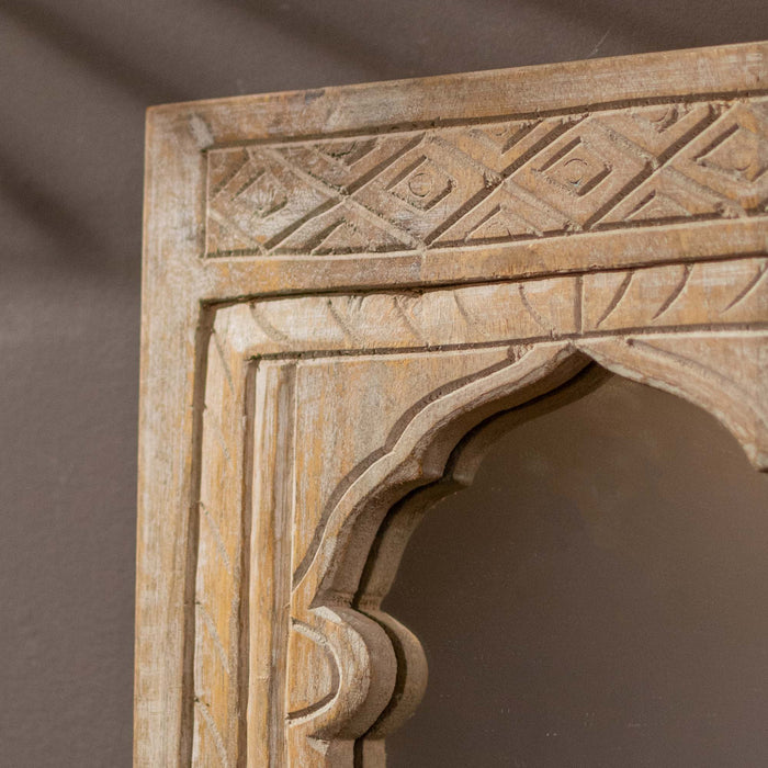 Egan White Distressed Mirror