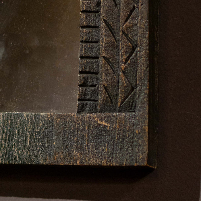 Mirari Black Distressed Mirror