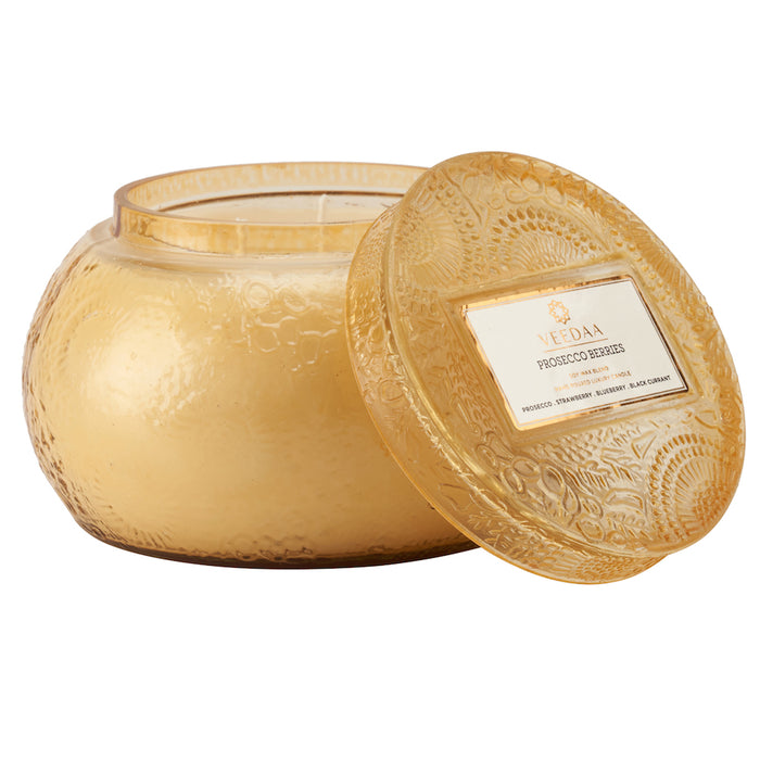 Proseco Berries Dune Glass Scented Candle