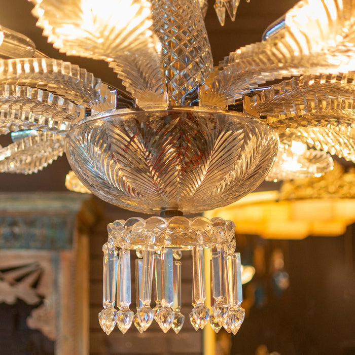 Sadira Crystal And Brass Chandelier