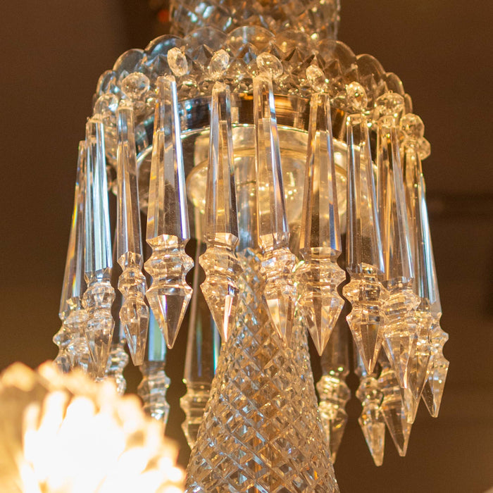Sadira Crystal And Brass Chandelier