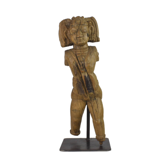 Wooden Men Iron Stand