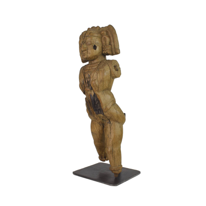 Wooden Men Iron Stand