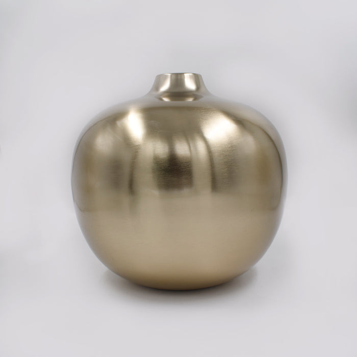 Urmi Round Vase Brass Matt