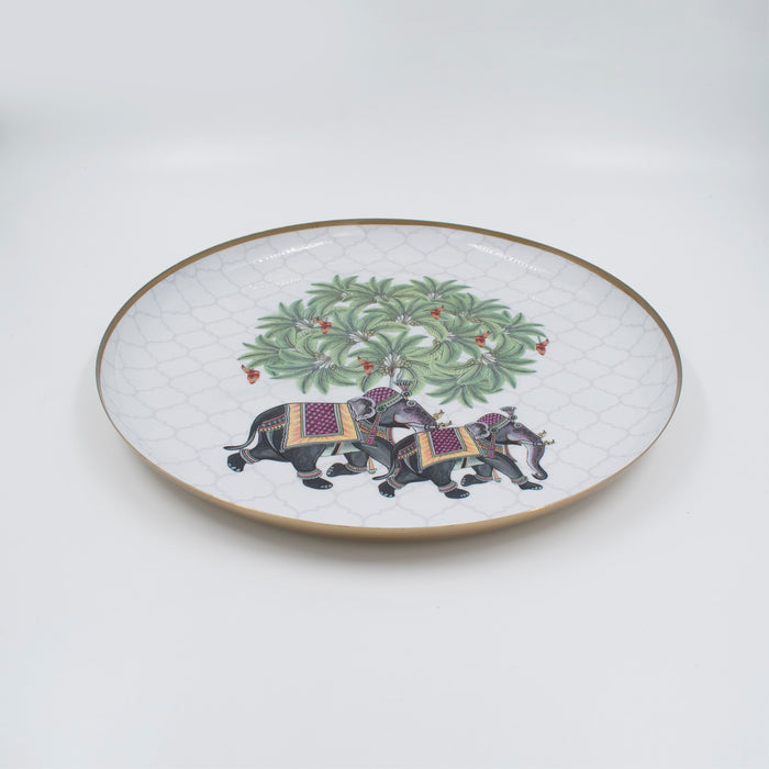 Round Serving Tray - Rambagh Regalia