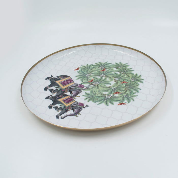 Round Serving Tray - Rambagh Regalia