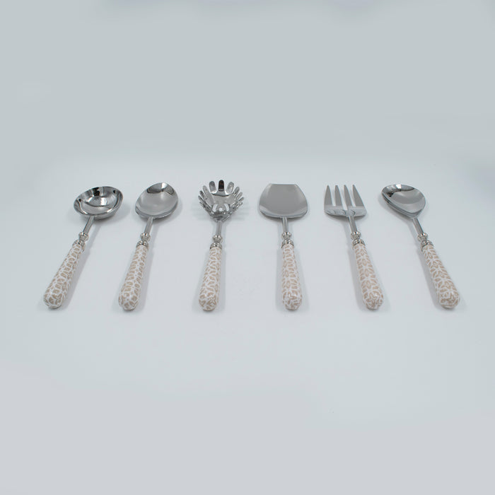 Serving Spoons - Handloom Harmony (Set of 6)