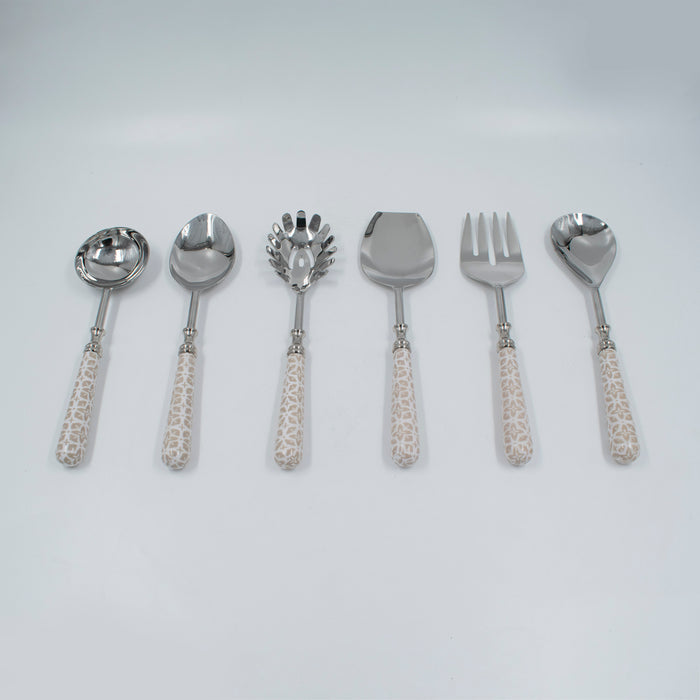 Serving Spoons - Handloom Harmony (Set of 6)