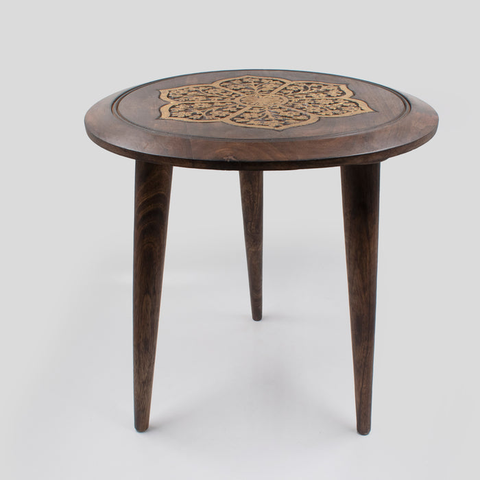 Brown Gold Side Table (Set of 2)