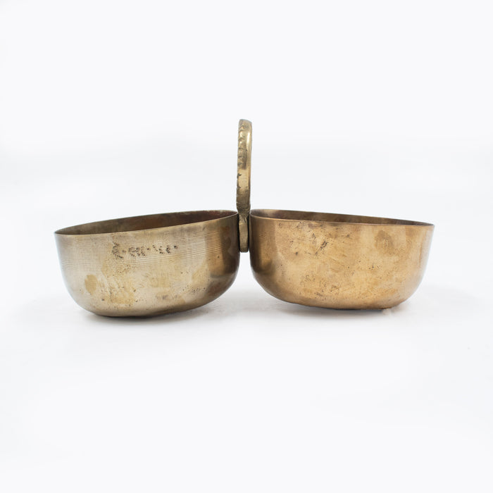 Brass Double Bowl