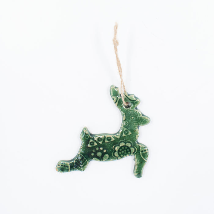 Ceramic Reigndeer Ornament