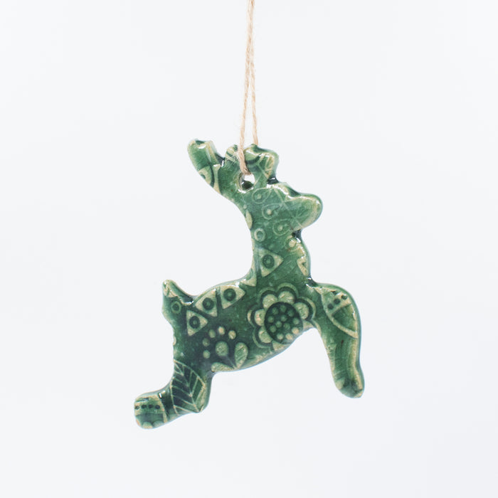 Ceramic Reigndeer Ornament