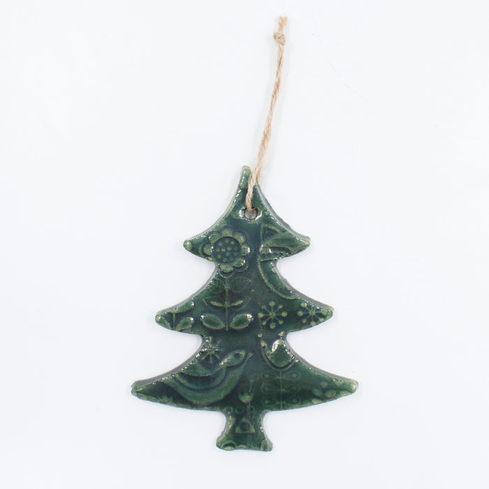 Ceramic Christmas Tree Ornament