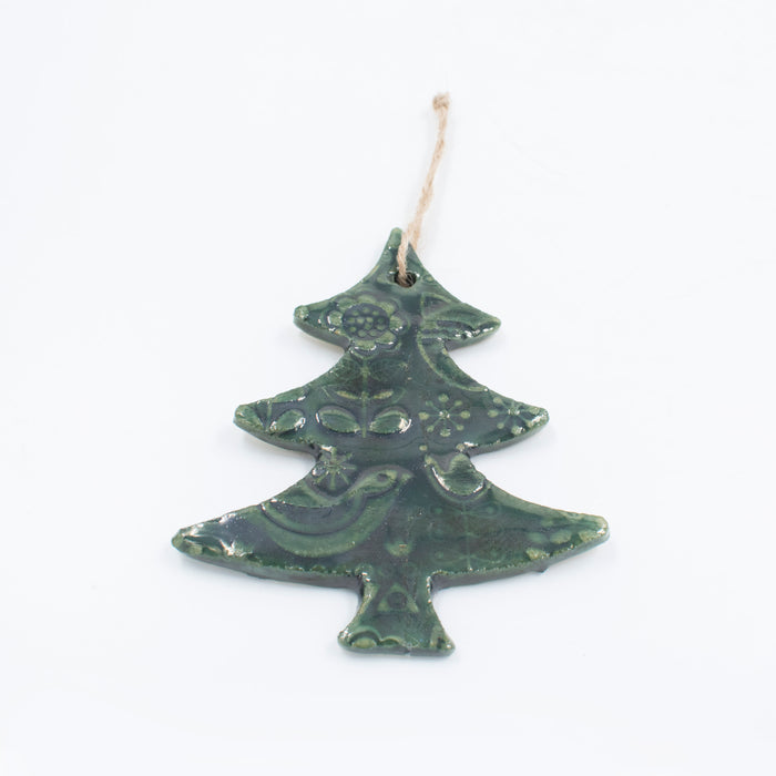 Ceramic Christmas Tree Ornament