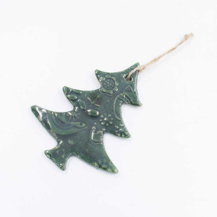 Ceramic Christmas Tree Ornament