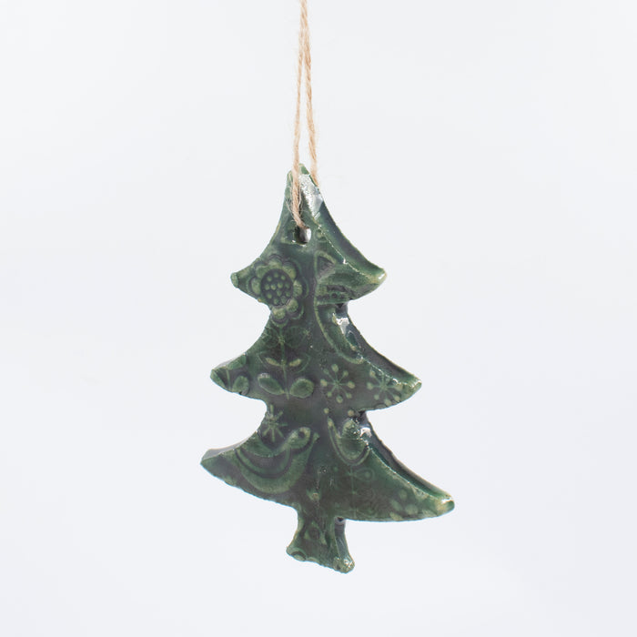 Ceramic Christmas Tree Ornament