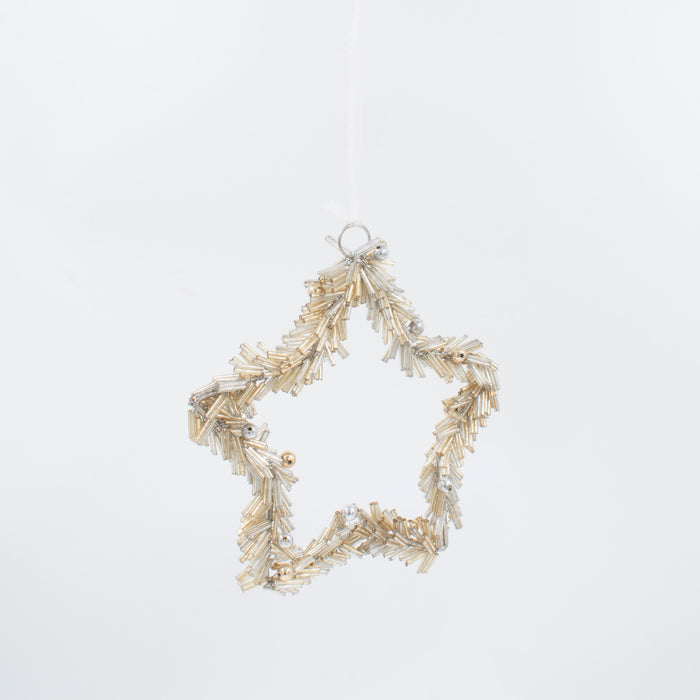 Handcrafted Gold Star Ornament