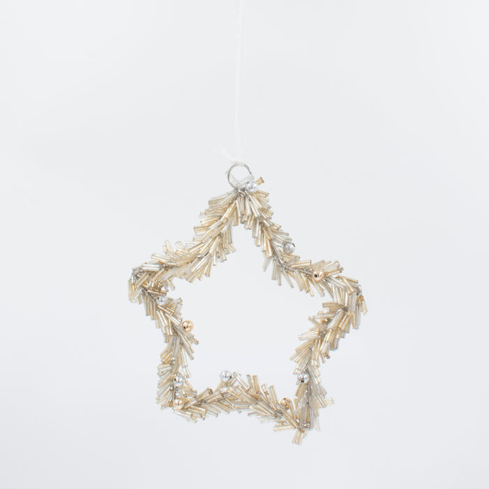 Handcrafted Gold Star Ornament