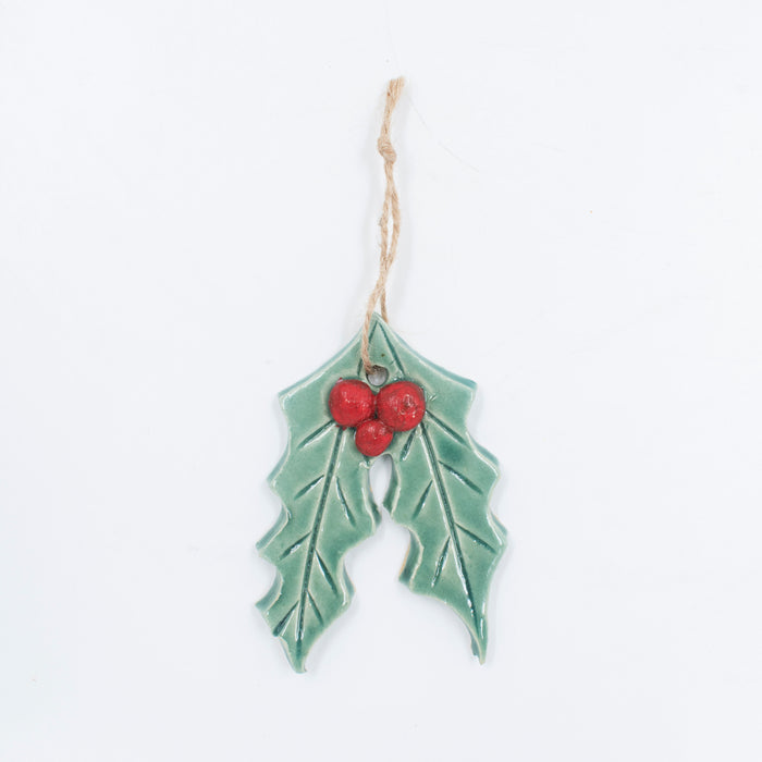 Ceramic Mistletoe Ornament