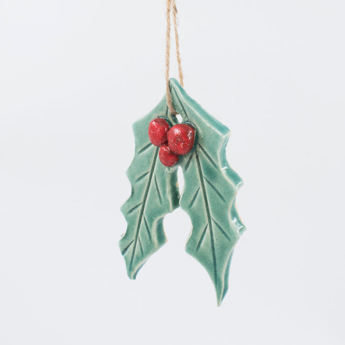 Ceramic Mistletoe Ornament